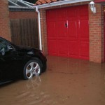 Water from Halam Road down to Hopkiln Lane at the back of the house