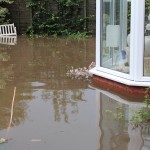 20.06 Back of No. 19 – water was at height of sill to conservatory