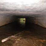 Park House Culvert looking upstream from chamber
