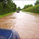 Flooded 2007. Nothing available for 2013. This is an indication of what happens in heavy rainfall