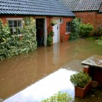 Garden of house opposite Co-op