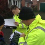 Richard and Chris (URS) studying maps