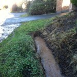 The Old Golf House, Park Lane and ditch from Home Farm, Brackenhurst