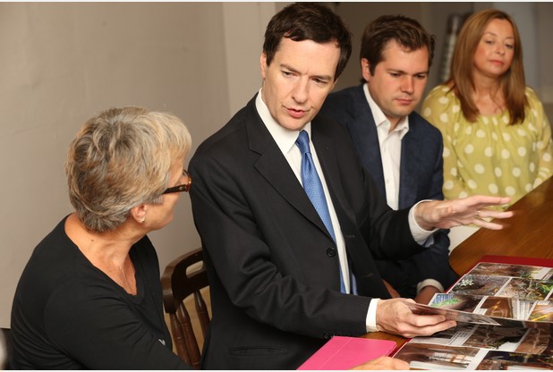 George Osborne meets residents in Southwell to discuss flood defences
