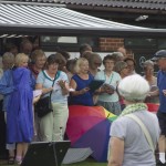 The Choral Society & Daytime Voices singing "The Rain Came Down"